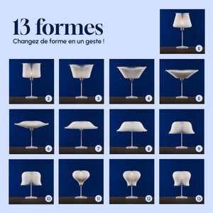 Lampe Nanum aux 13 formes alvéolées