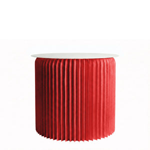 Table ronde pliable, Anne
